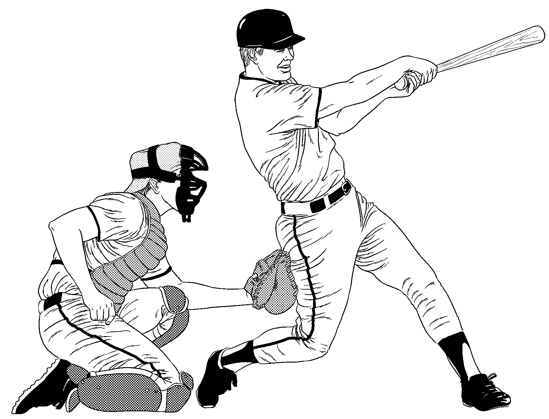 1789x1366 Trends For Gt Baseball Catcher Coloring Pages Sf Giants