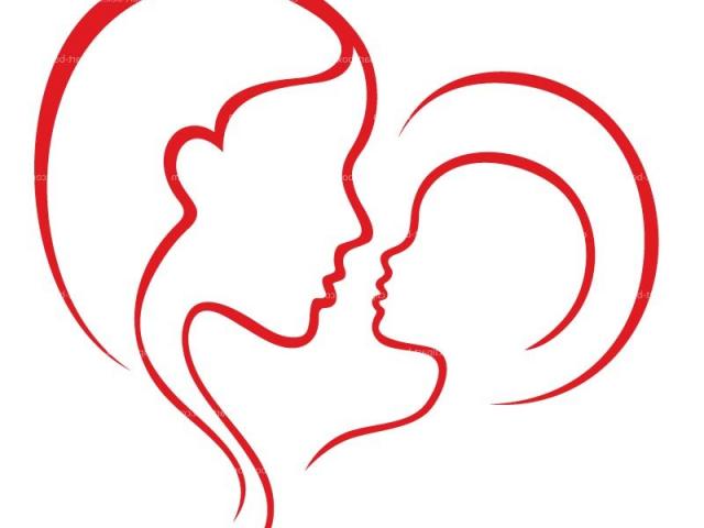640x480 Mother And Baby Clipart Baby Drawing