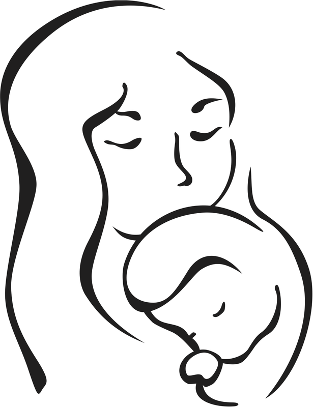 615x800 Breastfeeding Drawing Mother Infant For Free Download