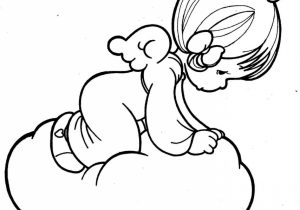 300x210 Drawings Of Angels Baby Baby Angel With Banner Tattoo Design