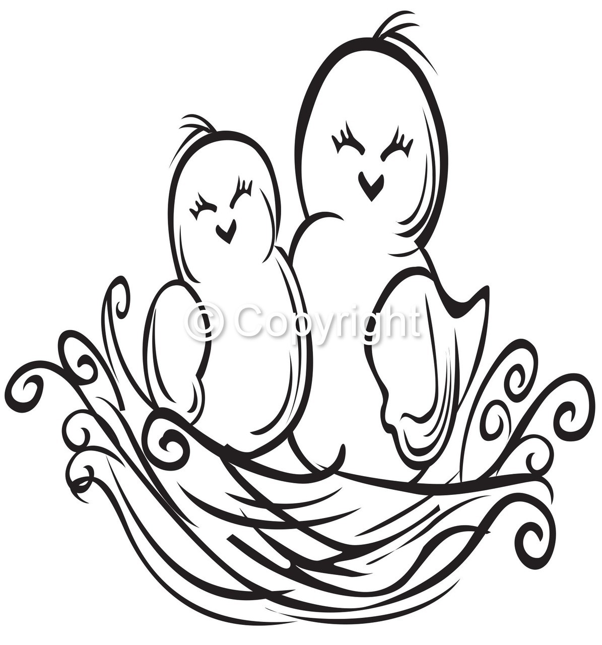 1195x1280 momma and baby bird