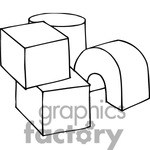 300x300 Black And White Number Blocks Clipart Collection