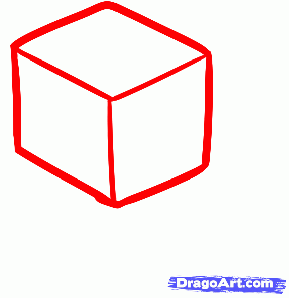 573x591 Draw A Minecraft Sheep, Step