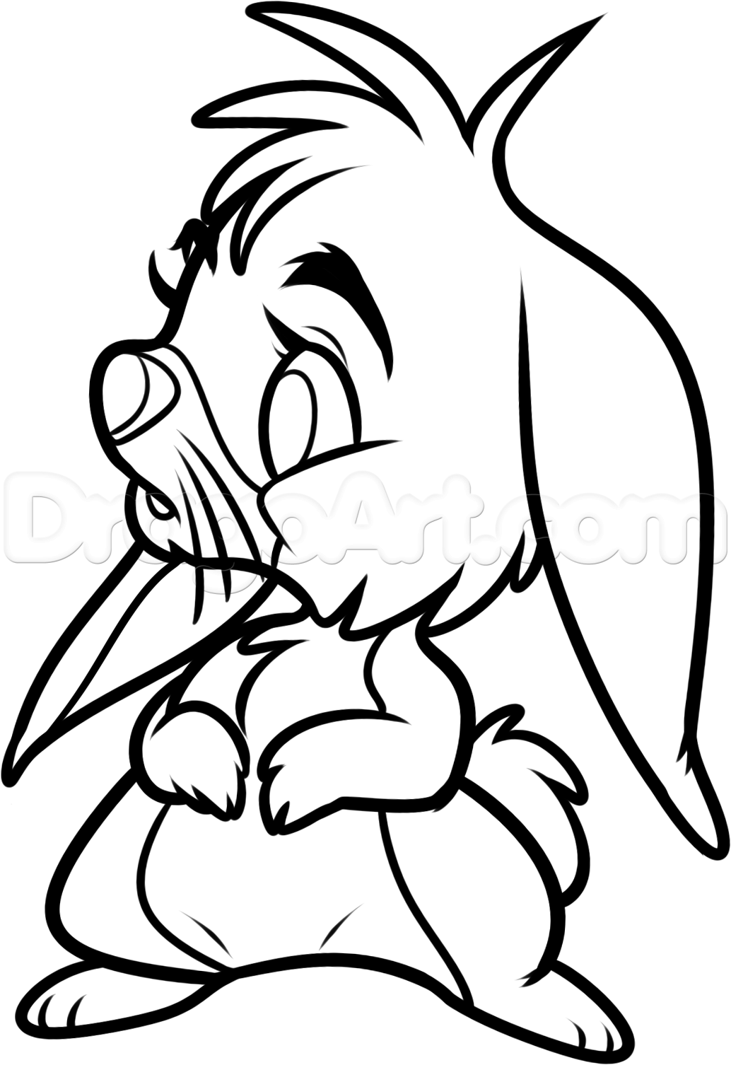1034x1506 How To Draw Chibi Rabbit From Winnie The Pooh Step Chibi