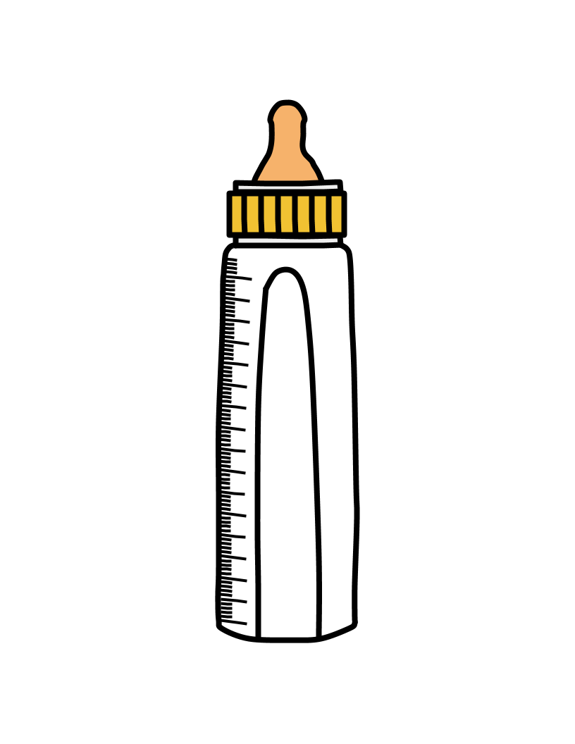 816x1056 Baby Bottles Clipartshare