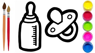 320x180 Baby Bottle Drawing