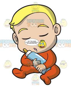 247x300 a baby boy falling asleep while sitting down clipart cartoons