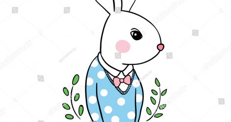 471x250 How To Draw A Cute Cartoon Bunny Step