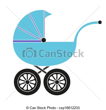 450x470 Baby Carriage Vectors