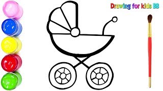 320x180 Drawing Gliter Baby Carriage