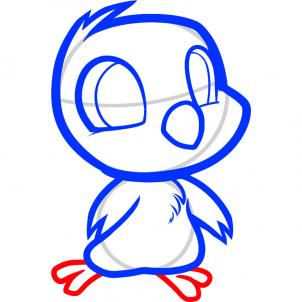 302x302 How To Draw How To Draw A Chick For Kids