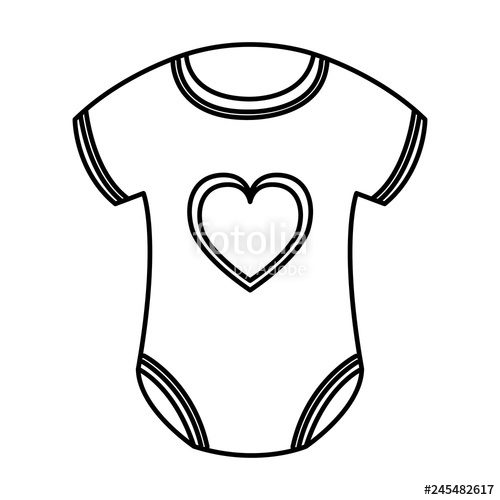 500x500 Cute Baby Clothes Icon Stock Image And Royalty Free Vector