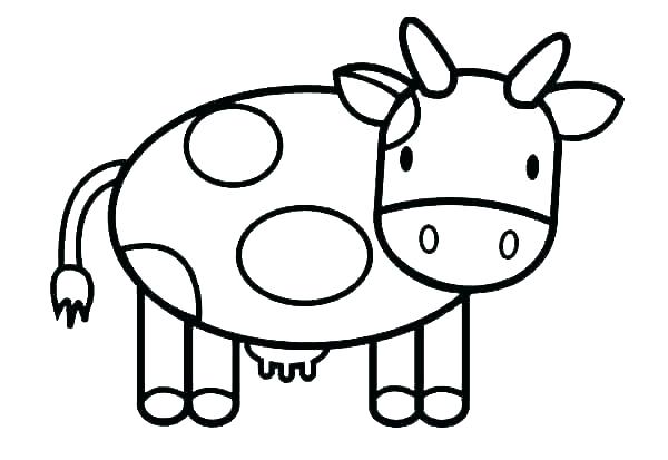 600x413 Babies Coloring Pages Baby Cow