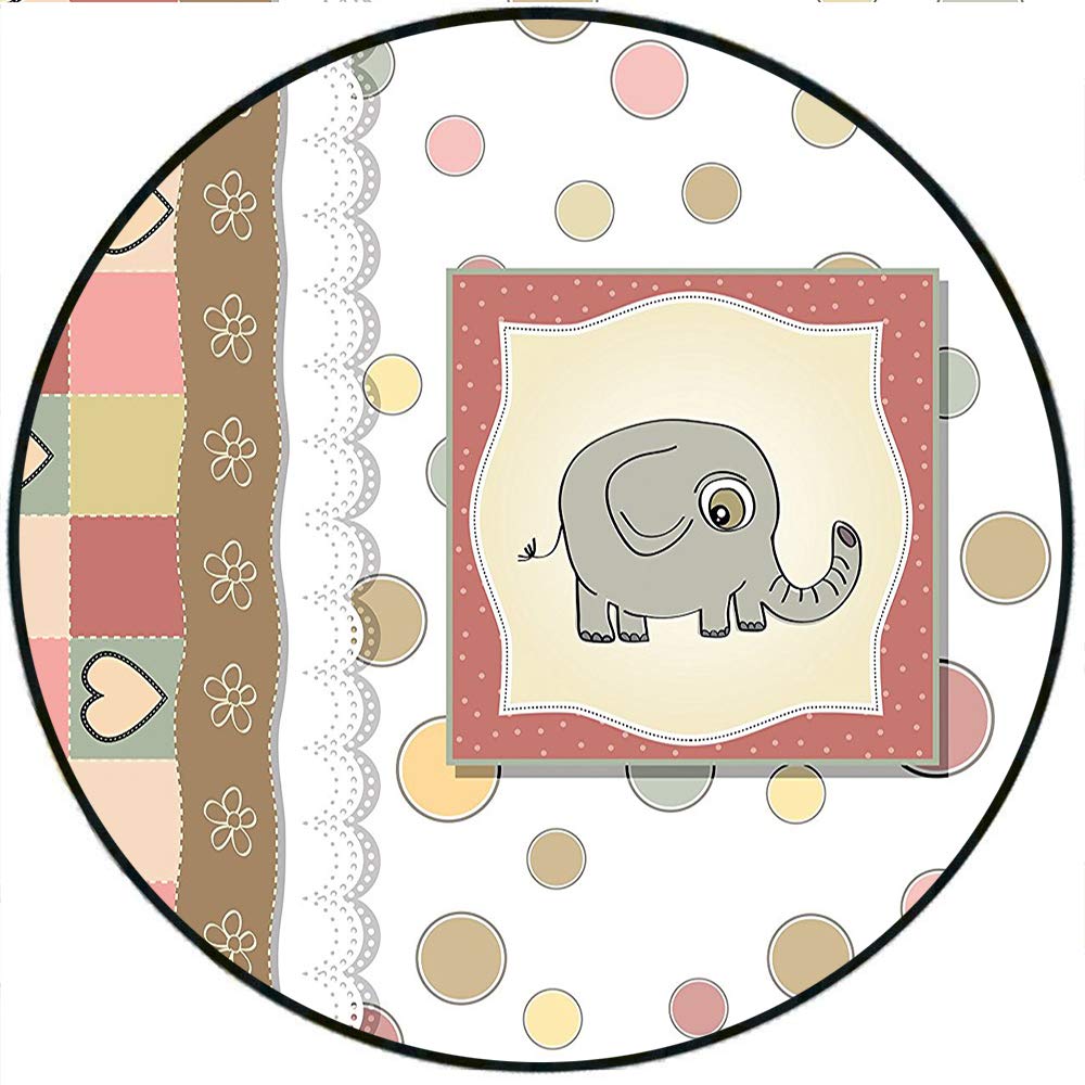 1000x1000 Short Plush Baby Crawling Mats Vintage Romantic