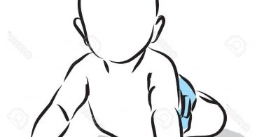 367x195 Baby Crawling Drawing Vector Archives