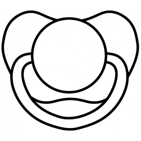 456x456 Collection Of Free Pacifier Drawing Baby Crib Download On Ui Ex