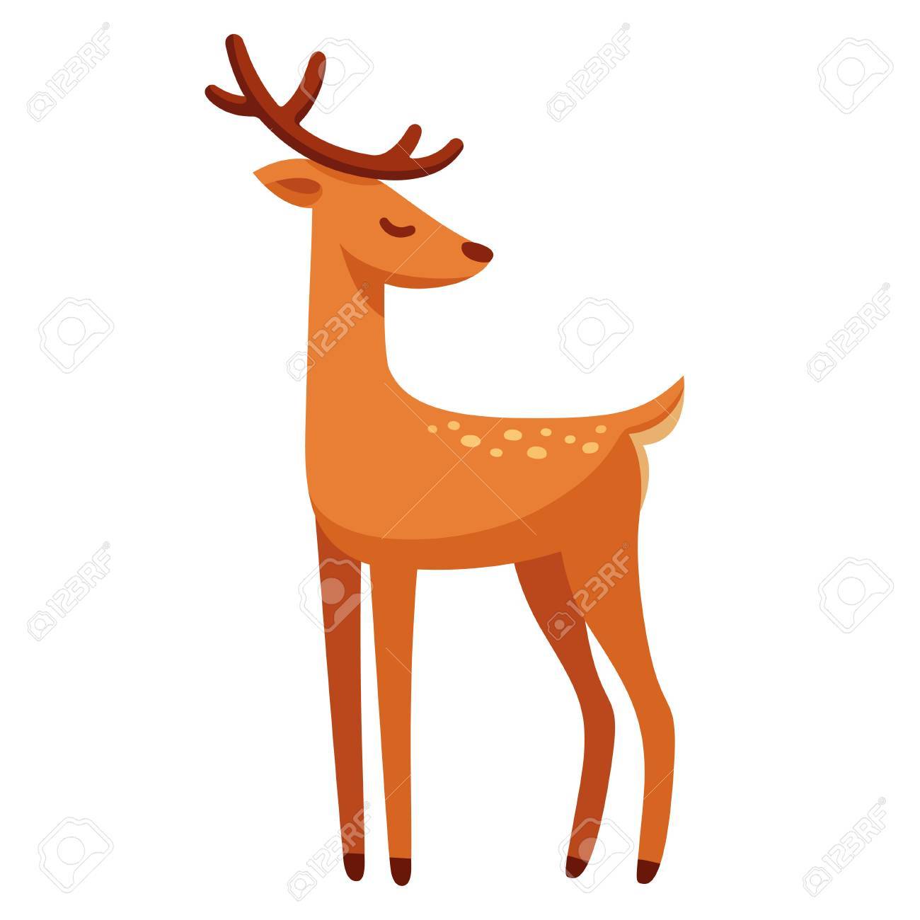 1300x1300 Huge Collection Of 'deer Drawing Cartoon' Download More Than