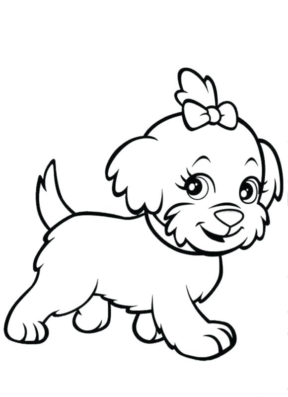 580x799 Baby Dog Coloring Pages Baby Dog Coloring Pages Cute Color