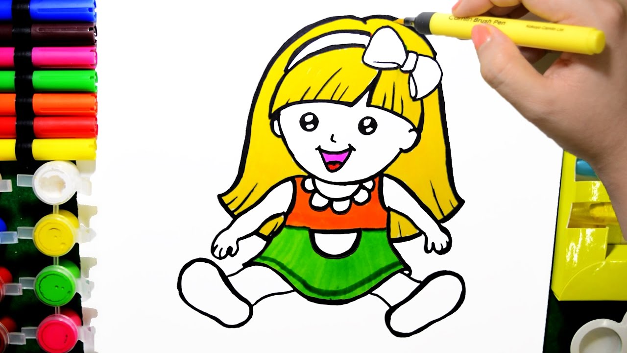 Baby Doll Drawing | Free download on ClipArtMag