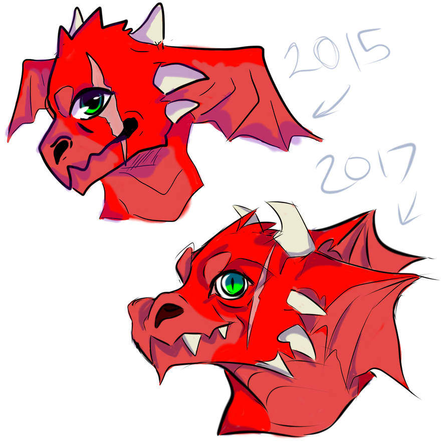 894x894 Baby Dragon Drawing Comparison