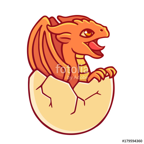 500x500 Cartoon Baby Dragon Stock Image And Royalty Free Vector