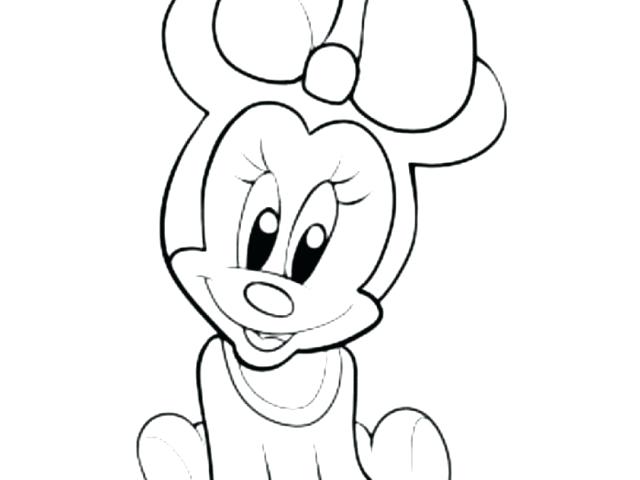 640x480 Minnie Mouse Drawing How To Draw Baby Mouse Minnie Mouse Drawing