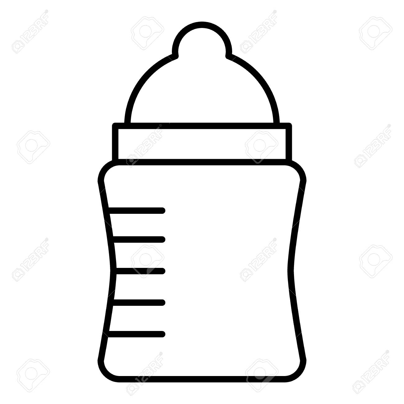 1300x1300 Huge Collection Of 'baby Milk Bottle Drawing' Download More Than