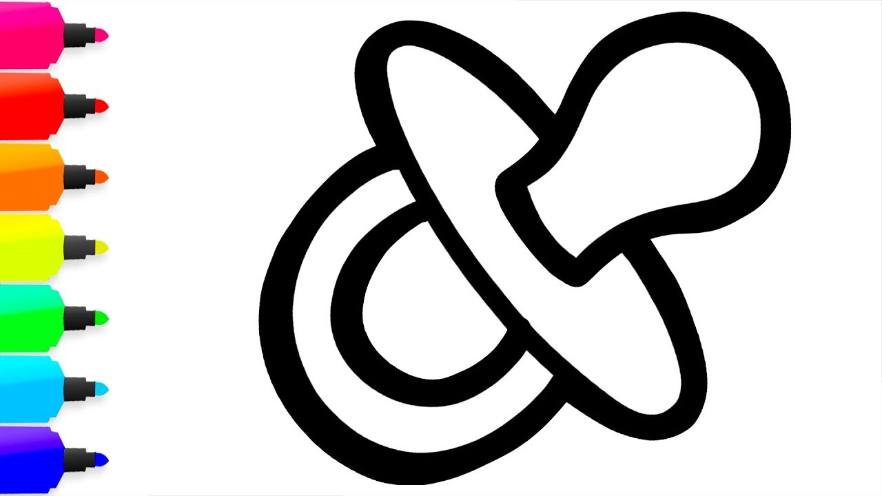 1280x720 Coloring Baby Accessories Painting For Toddlers And Drawing