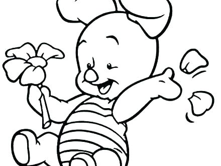 440x330 Baby Winnie The Pooh Drawing Baby The Pooh And Friends Coloring