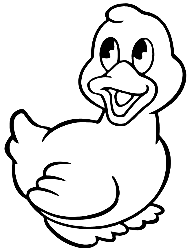 670x867 Duck Cartoon Graphics Cartoon Baby Duck Coloring