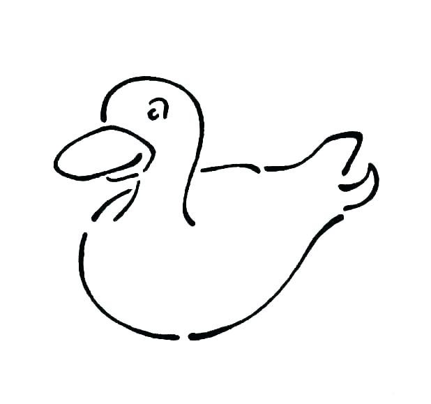 618x579 Baby Duck Coloring Pages