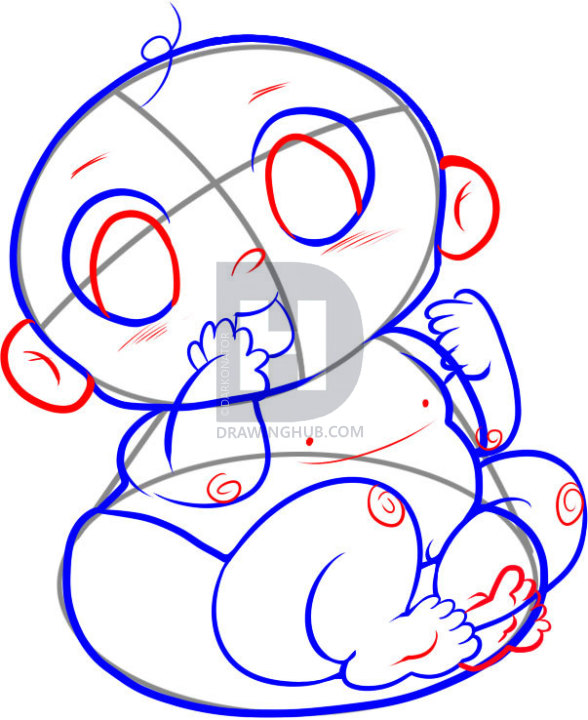 588x720 How To Draw Babies, Step