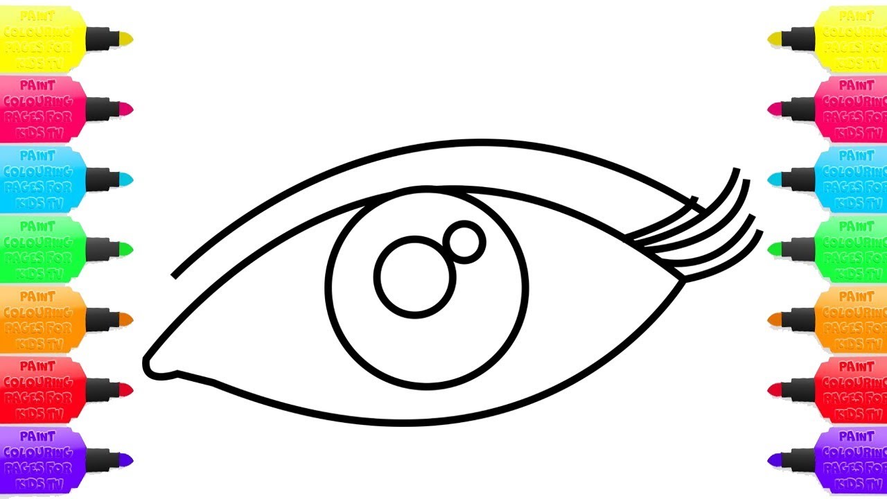 1280x720 How To Draw Eyes For Baby Drawings And Coloring Book For Kids