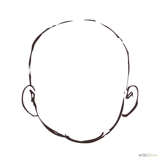 525x525 How To Draw A Baby Face Step