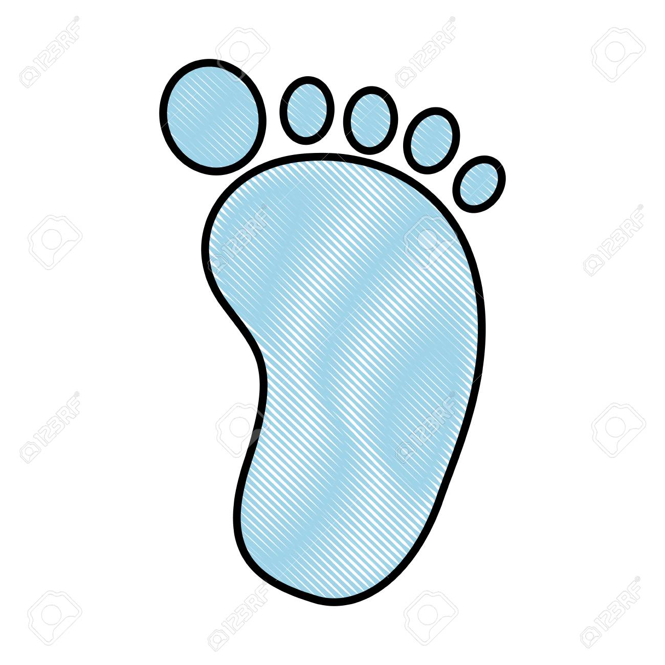 1300x1300 Huge Collection Of 'foot Print Drawing' Download More Than