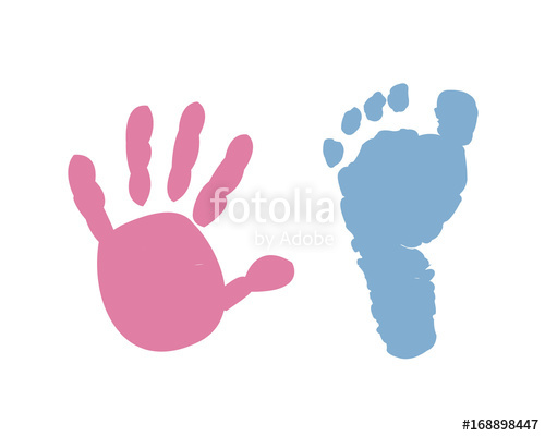 500x400 Baby Hand Baby Foot Prints Background Stock Photo And Royalty