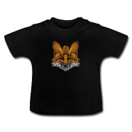 190x190 Fox Foxes Drawing Woodland Animal Animals Baby T Shirt Spreadshirt