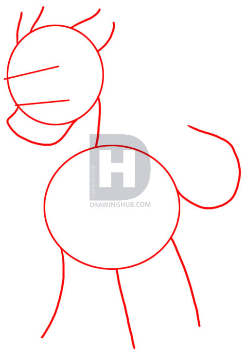 502x720 How To Draw A Baby Giraffe, Step