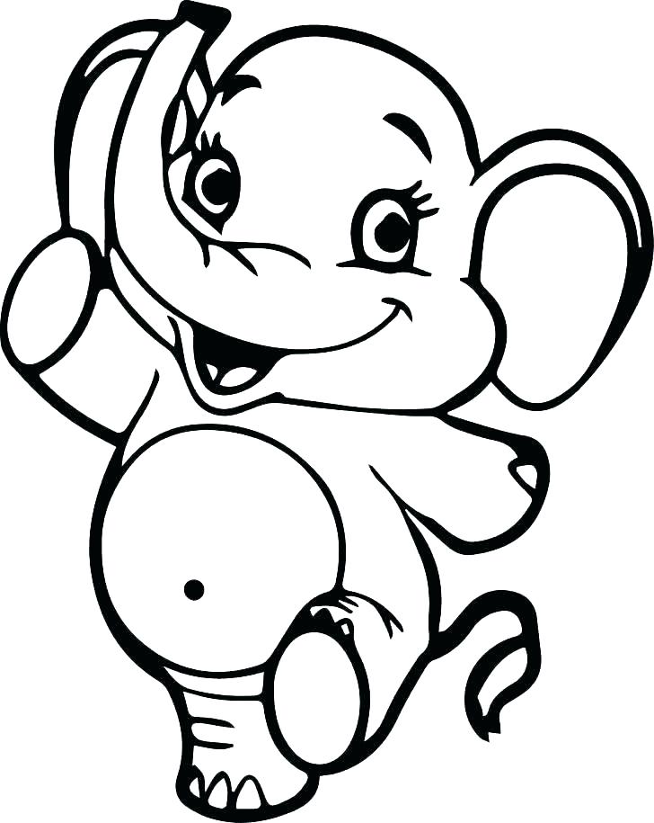728x915 Baby Girl Elephant Coloring Pages Coloring Pages Elephant Coloring