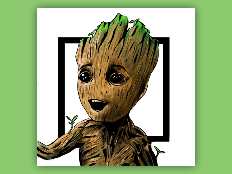 800x600 Baby Groot
