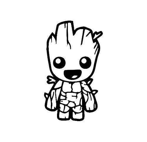 500x483 Baby Groot Guardians Of The Galaxy Decal