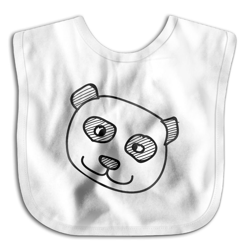 1000x1000 Hand Drawing Panda Kids Baby Cute Feeding Snap Buttons