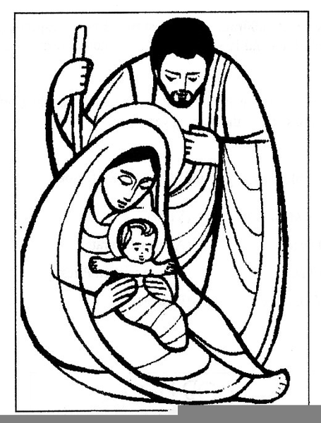 455x600 Baby Jesus Clipart Black White Free Images