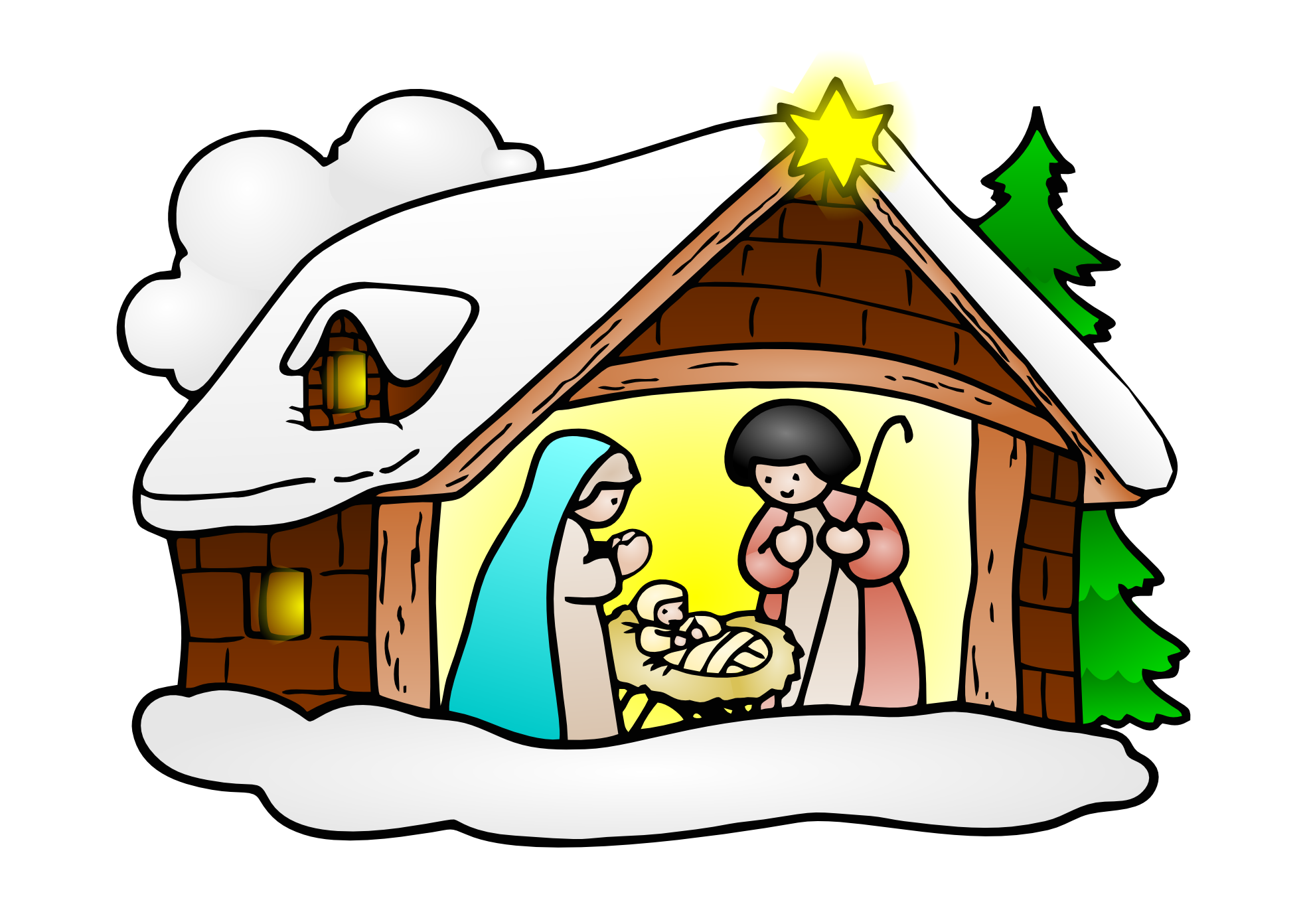 1969x1392 Christmas Religious Transparent Png Clipart Free Download