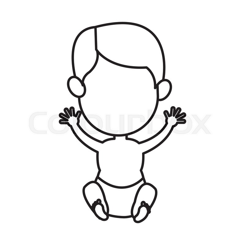 800x800 Cute Baby Jesus Nativity Celebration, Stock Vector Colourbox