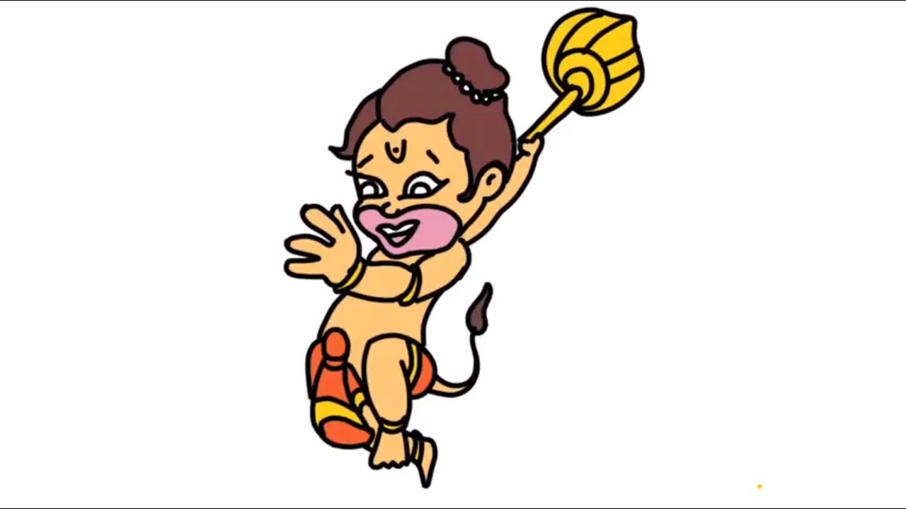 1280x720 Drawings For Kids How To Draw Bal Hanuman