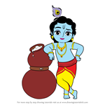 150x150 Learn How To Draw Bal Krishna