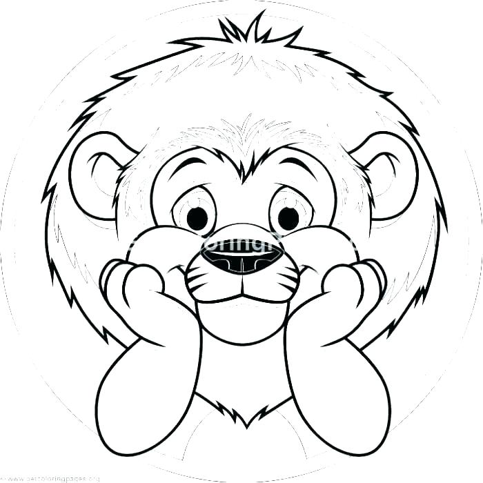 700x700 Baby Lion Coloring Pages Felixbot