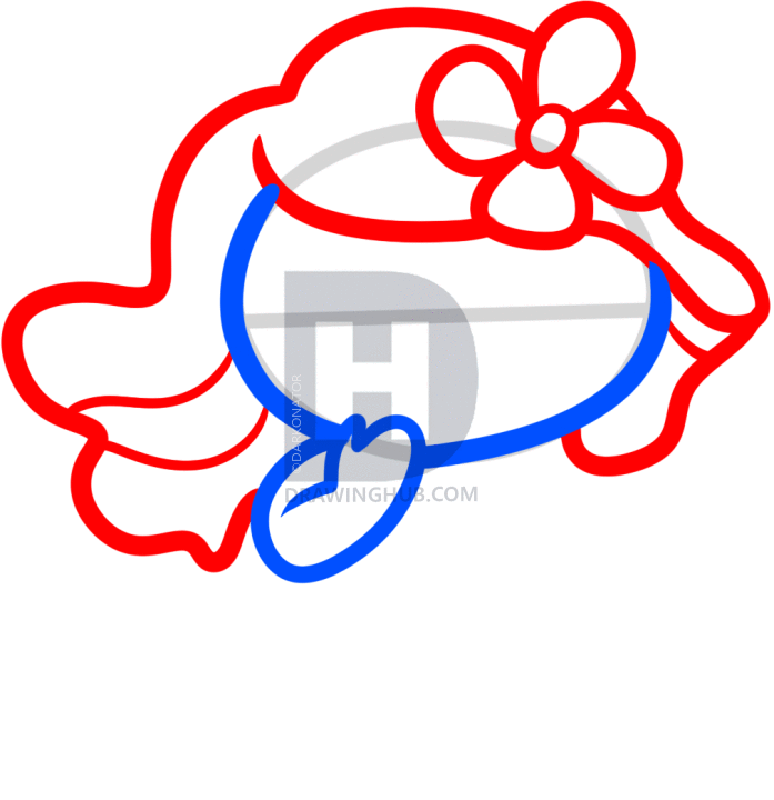 697x720 How To Draw A Baby Mermaid, Mermaid Girl, Step