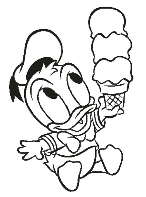 500x675 Baby Donald Duck Coloring Pages Duck Coloring Pages For Kids